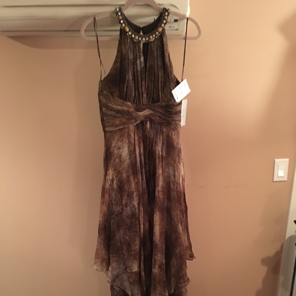 Terri Jon halter gown
